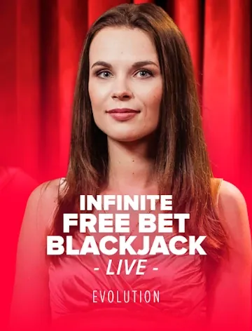 Infinite Free Bet Blackjack (Evolution), RTP 99.11%, playable at Neptune Play Casino